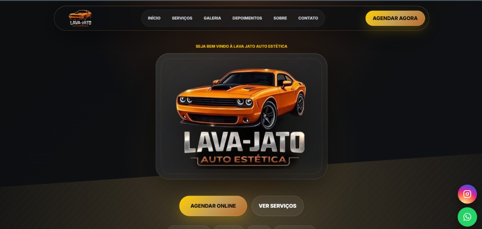 Site Lava Jato Auto Estetica